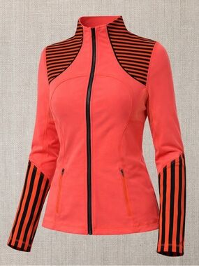 Lululemon Forme Jacket - Light Flare/Classic Stripe Light/Inkwell